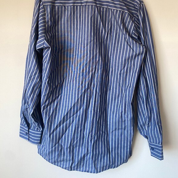 Red Kap Men's Blue and Navy Shirt - Picture 3 of 4